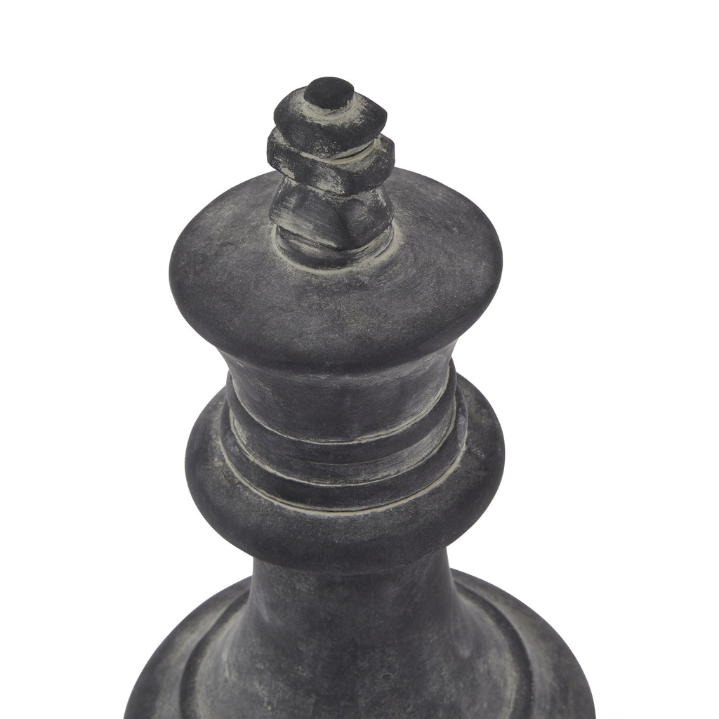 Brownieside Grey King Chess Piece
