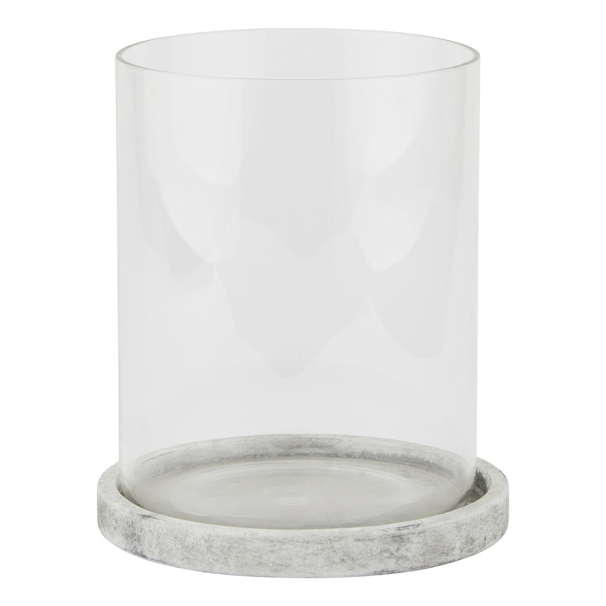Seahouses Stone-Effect Hurricane Lantern