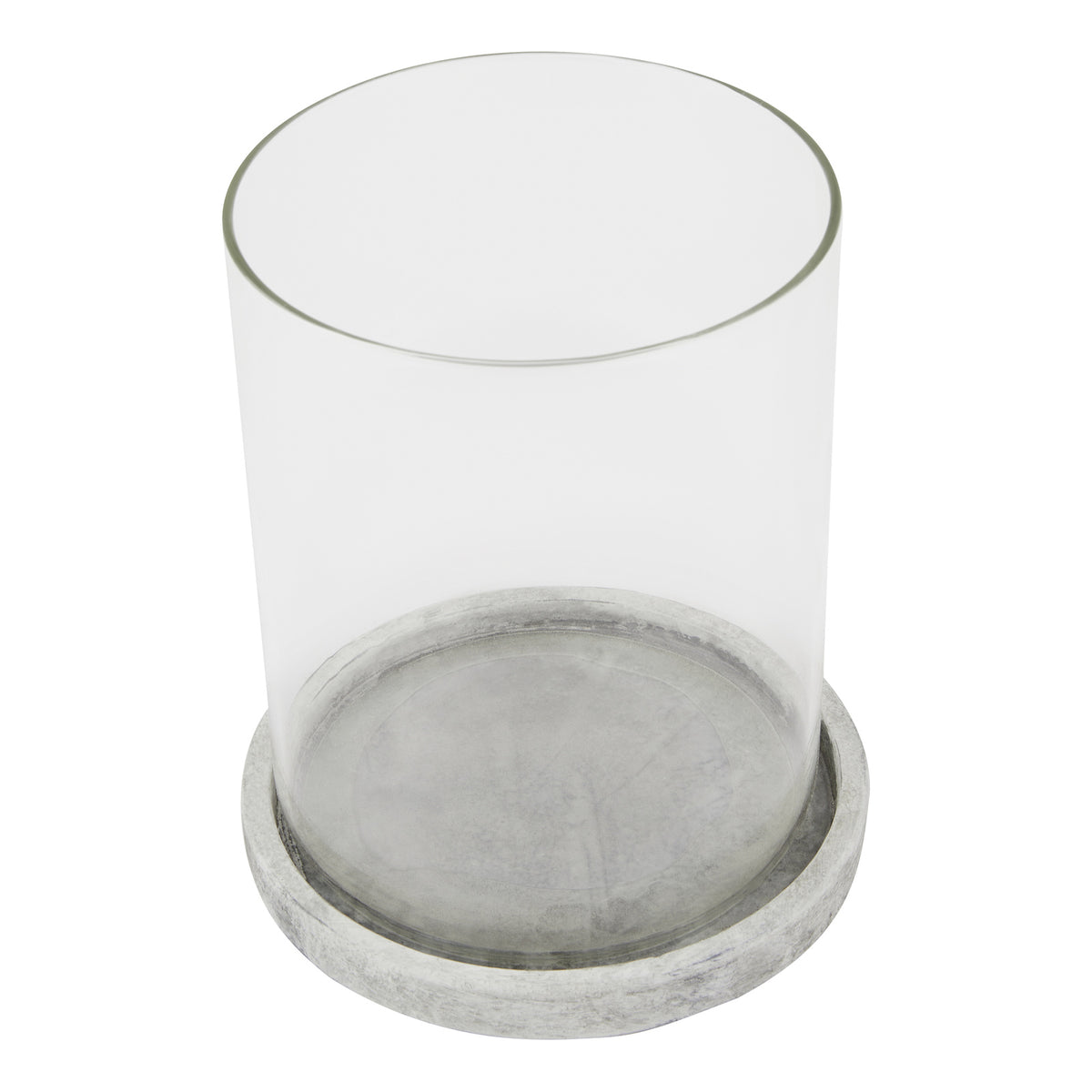 Seahouses Stone-Effect Hurricane Lantern