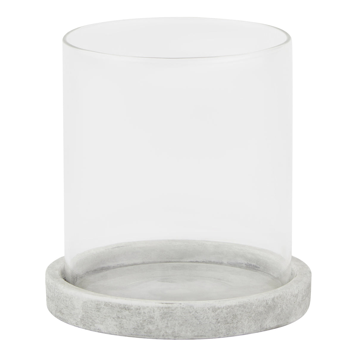 Beadnell Stone-Effect Hurricane Lantern