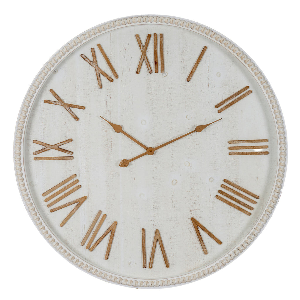 Burradon Large Beaded Frame Wall Clock