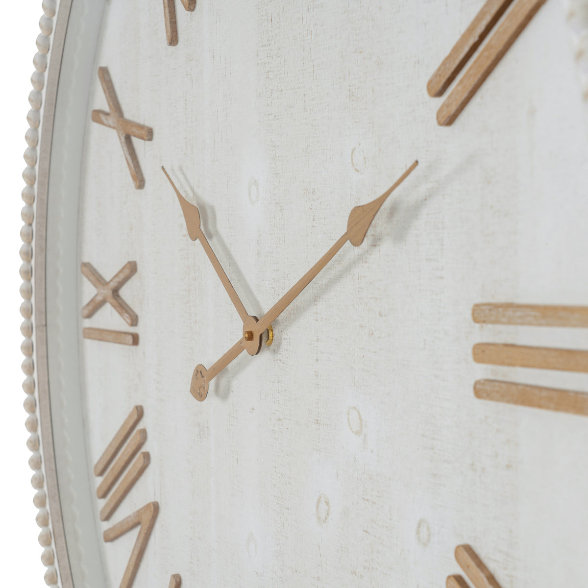 Burradon Large Beaded Frame Wall Clock