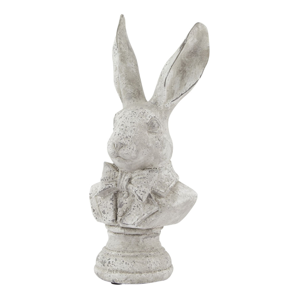 Byrness Stone Effect Standing Hare Ornament