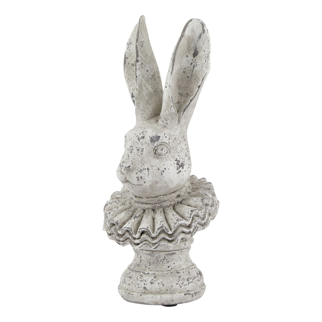 Cartington Stone Effect Ruffle Hare Ornament