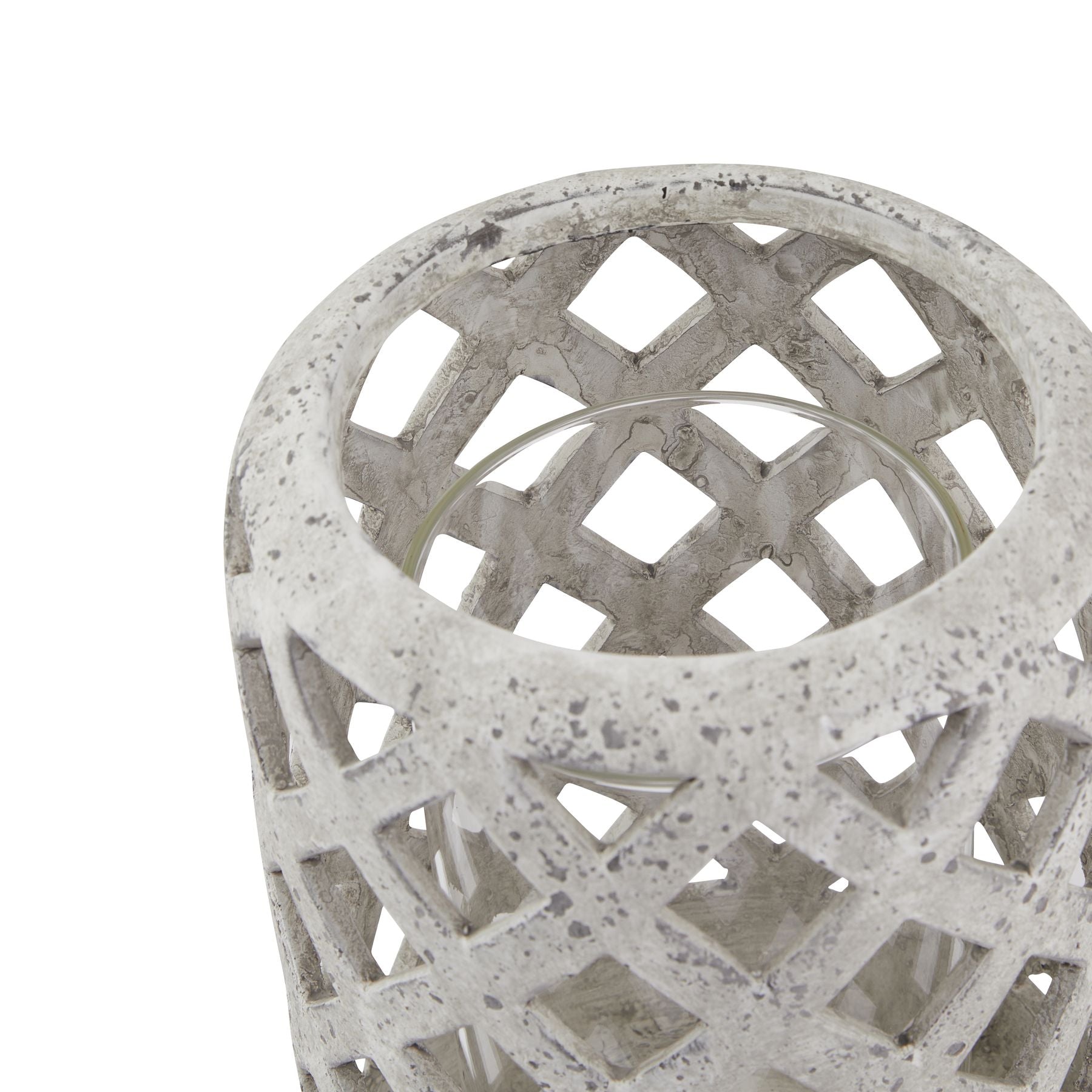 Shilbottle Stone-Effect Hurricane Lantern