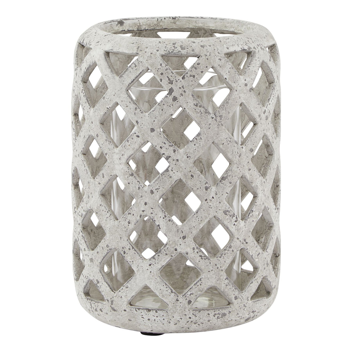 Shilbottle Stone-Effect Hurricane Lantern