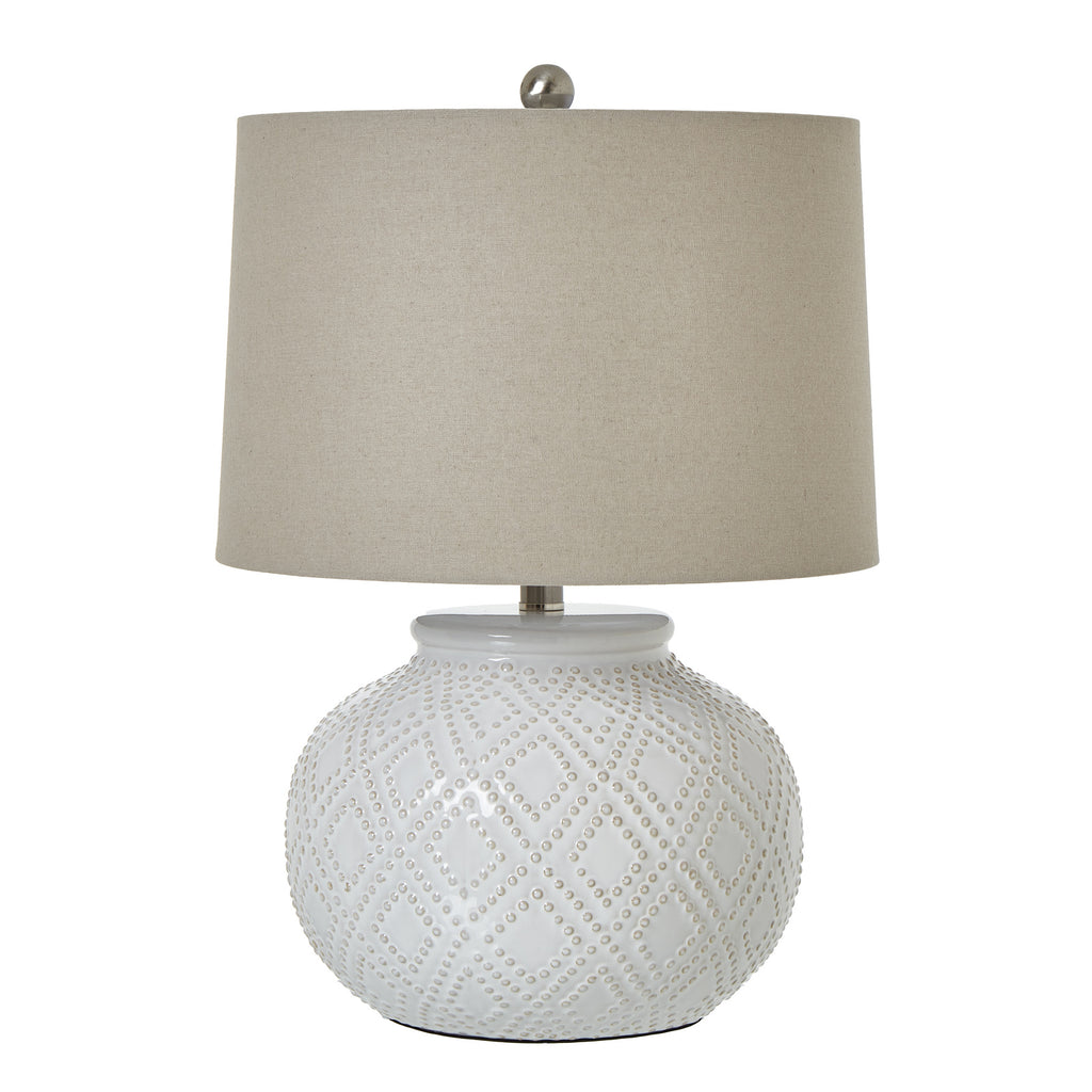 Blanchland Beaded Ceramic Lamp