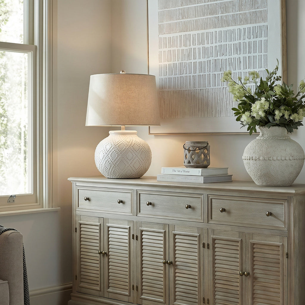 Blanchland Beaded Ceramic Lamp