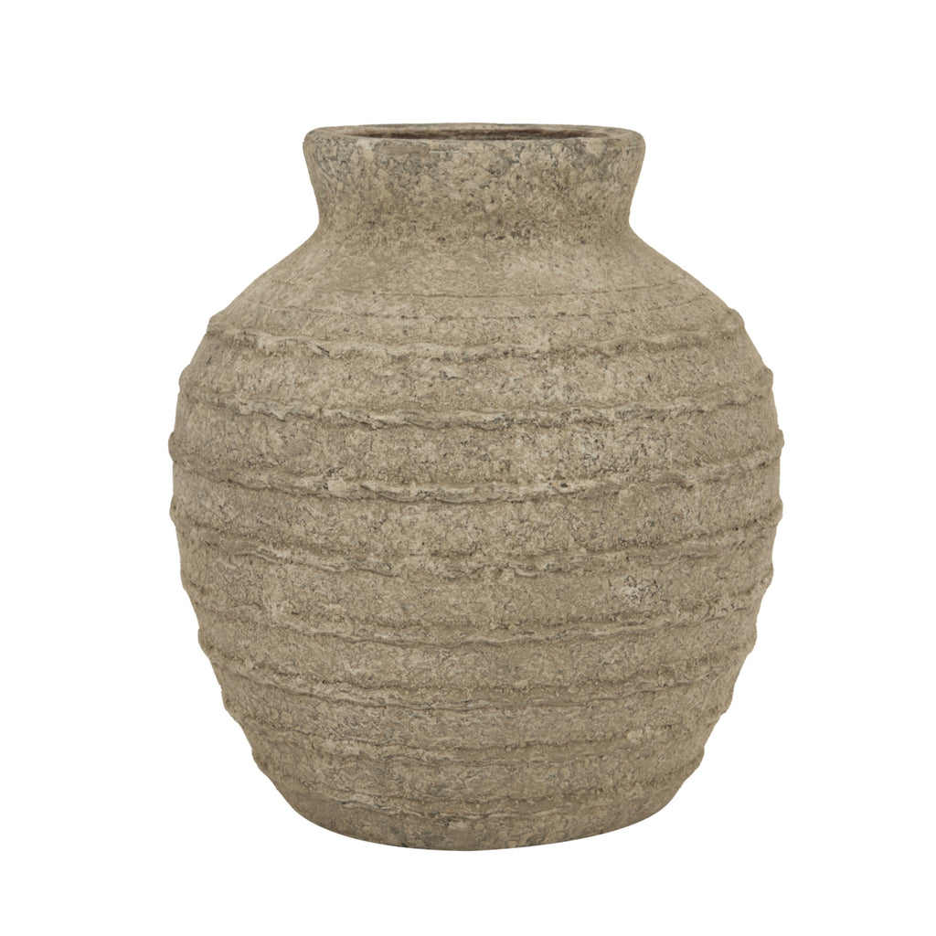 Font Grey Ceramic Vase