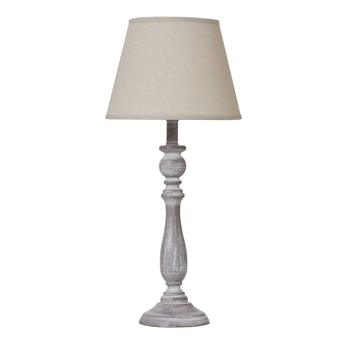 Lucker Carved Wood Table Lamp