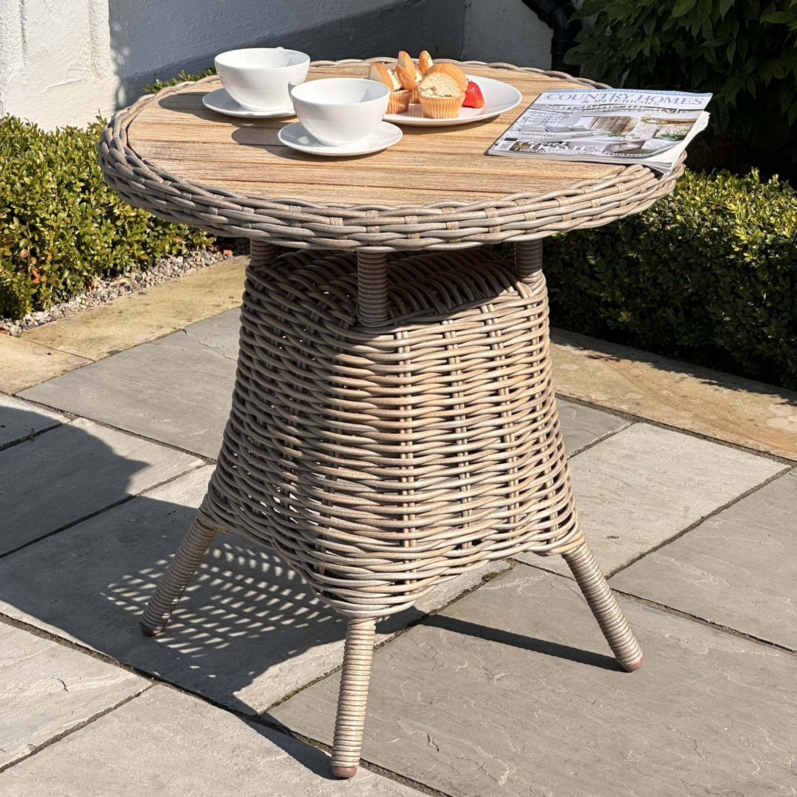 Hartington Wood-Top Bistro Table
