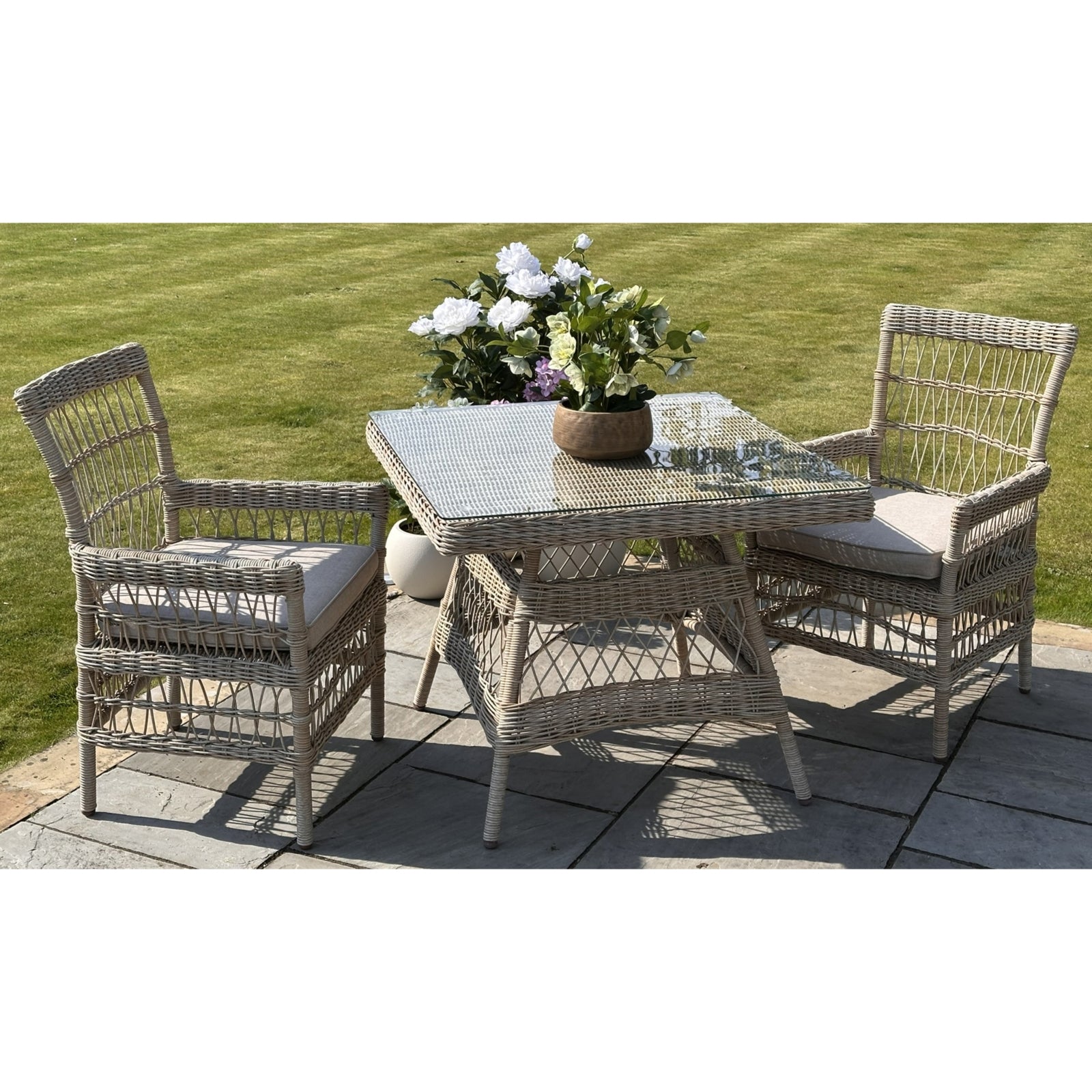 Whittonstall Woven Outdoor Dining Set