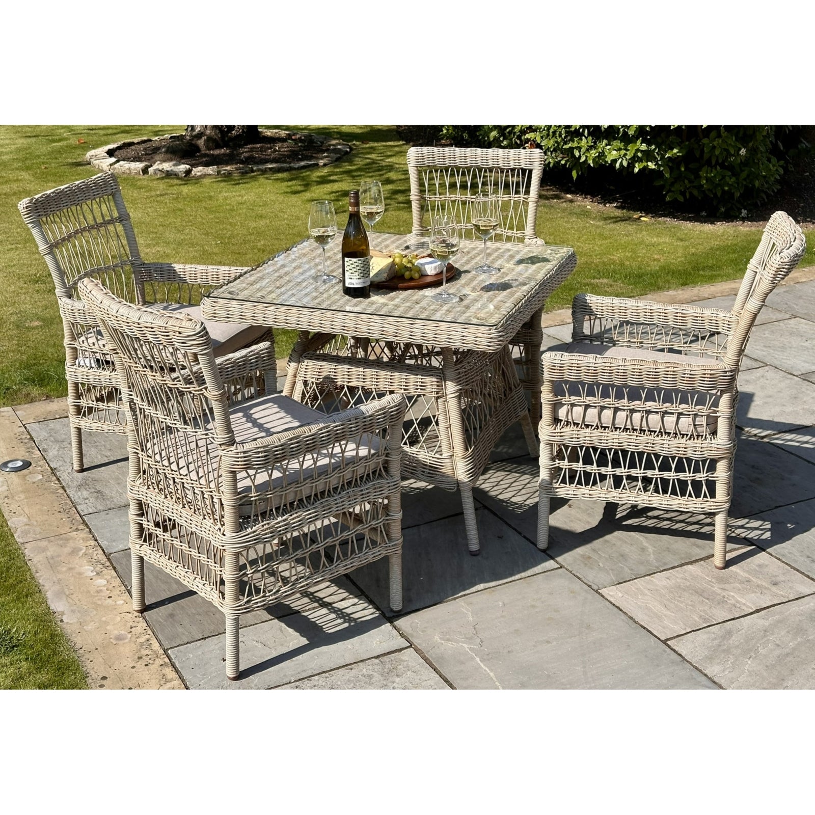 Whittonstall Woven Outdoor Dining Set