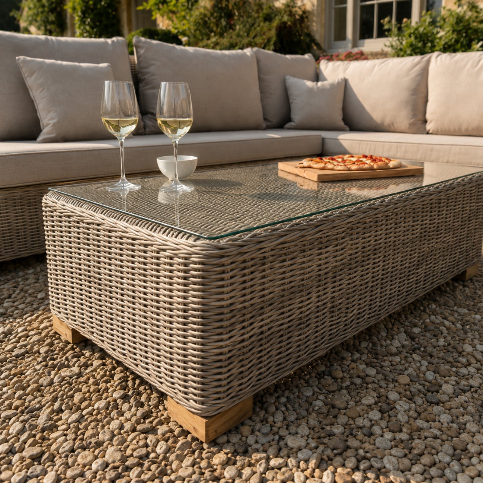 Longhirst Woven Outdoor Corner Set
