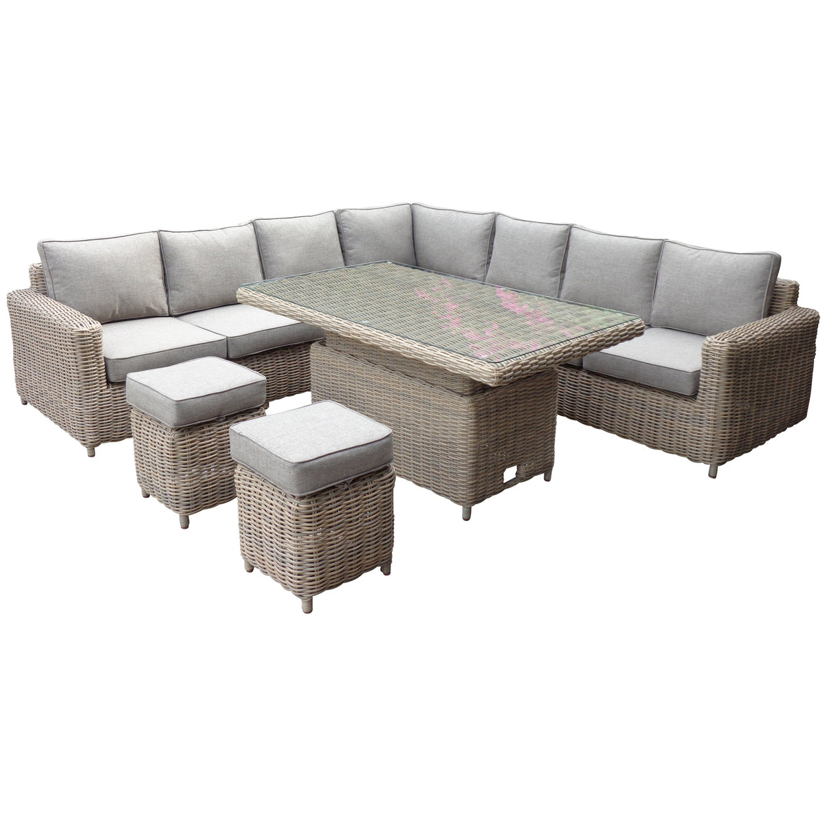 Deanham Corner Set With Riser Table