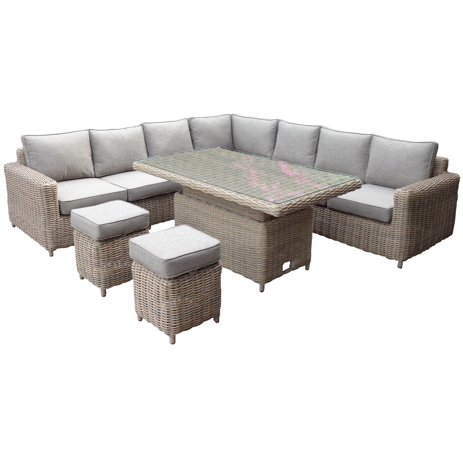 Deanham Corner Set With Riser Table