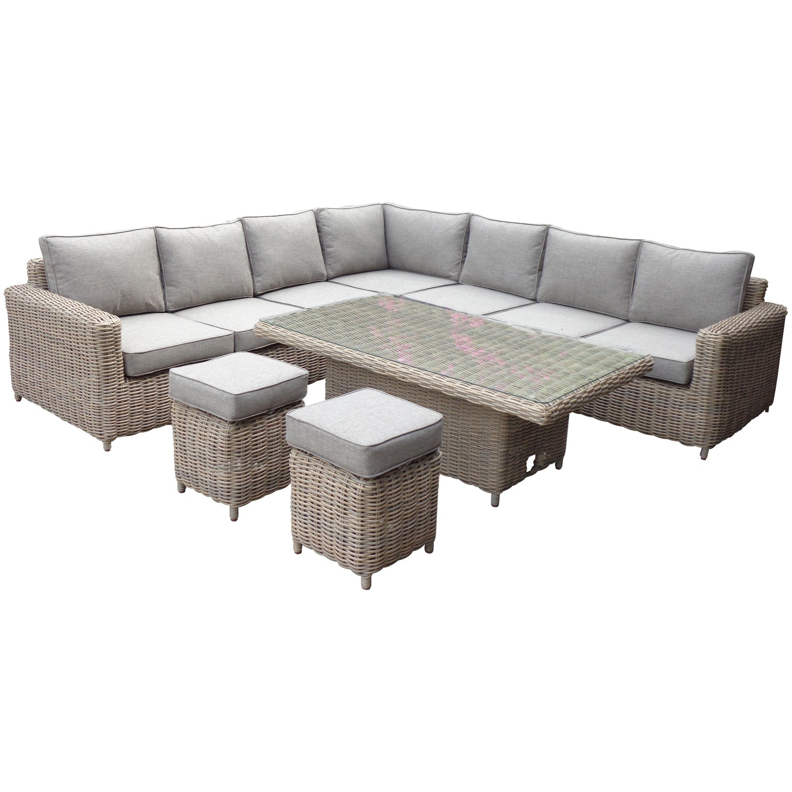 Deanham Corner Set With Riser Table