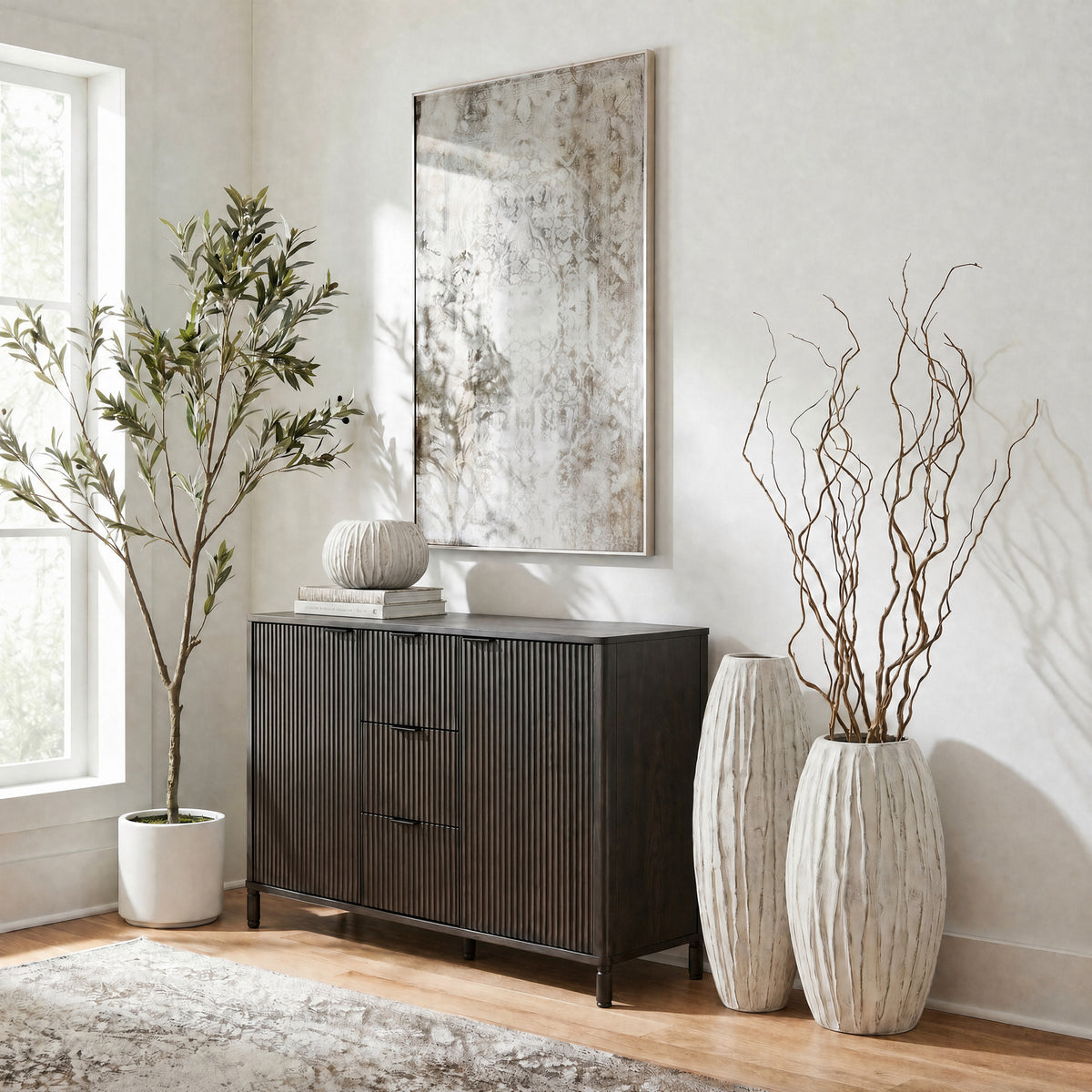 Usway Large Finned Vase