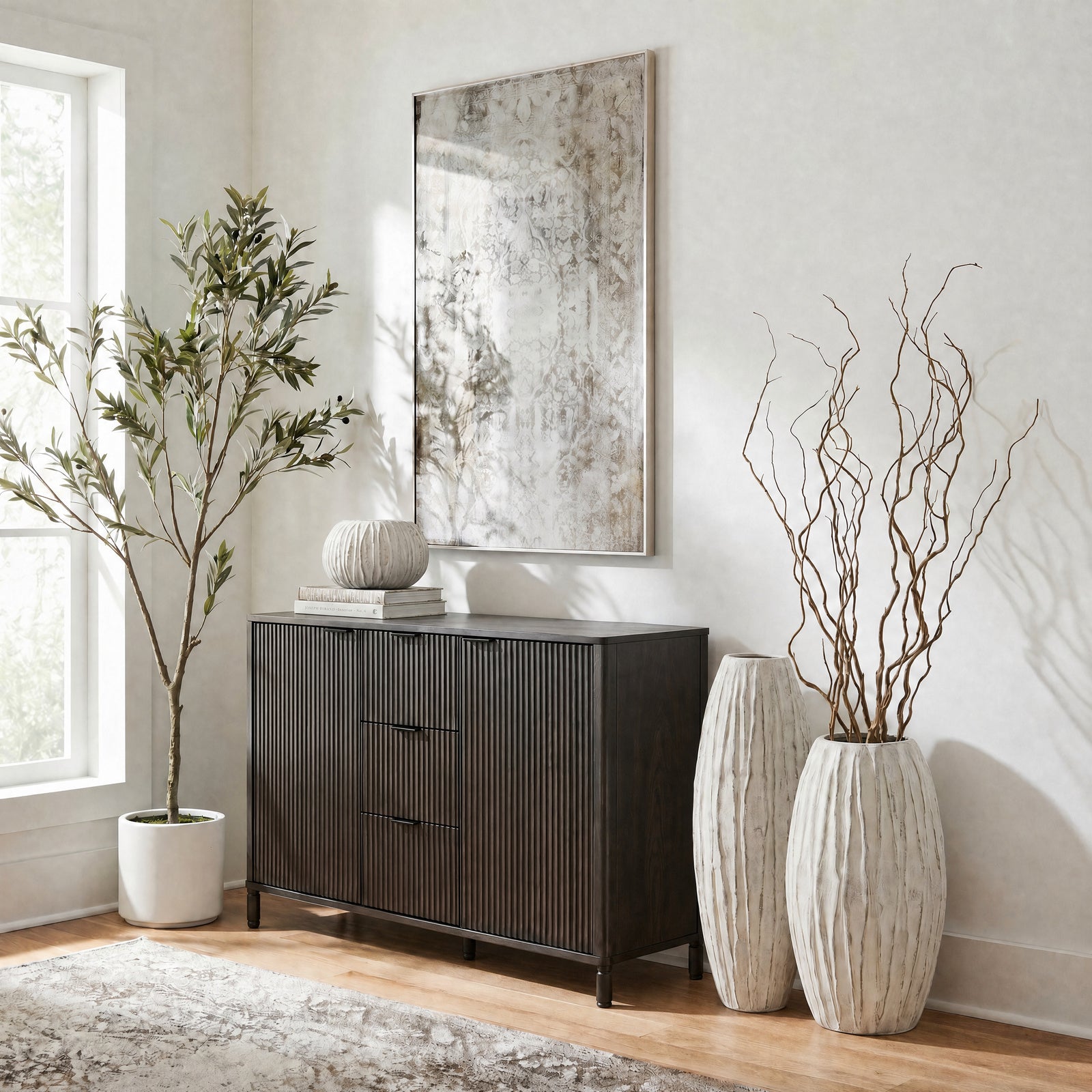Usway Large Finned Vase