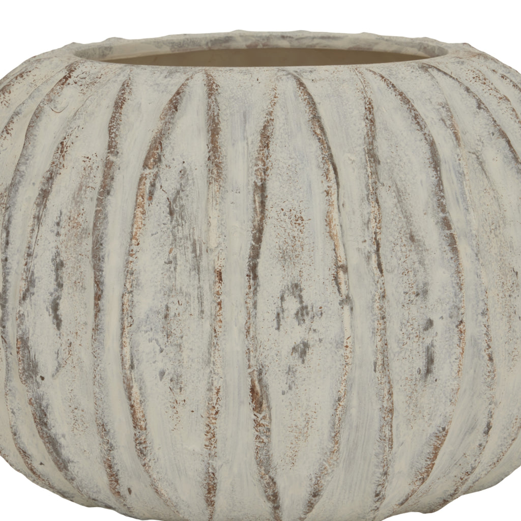 Cheviot Rounded Finned Vase