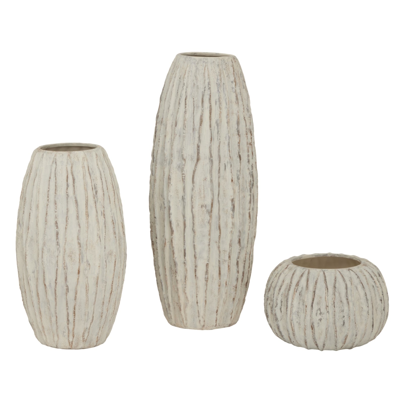 Cheviot Rounded Finned Vase
