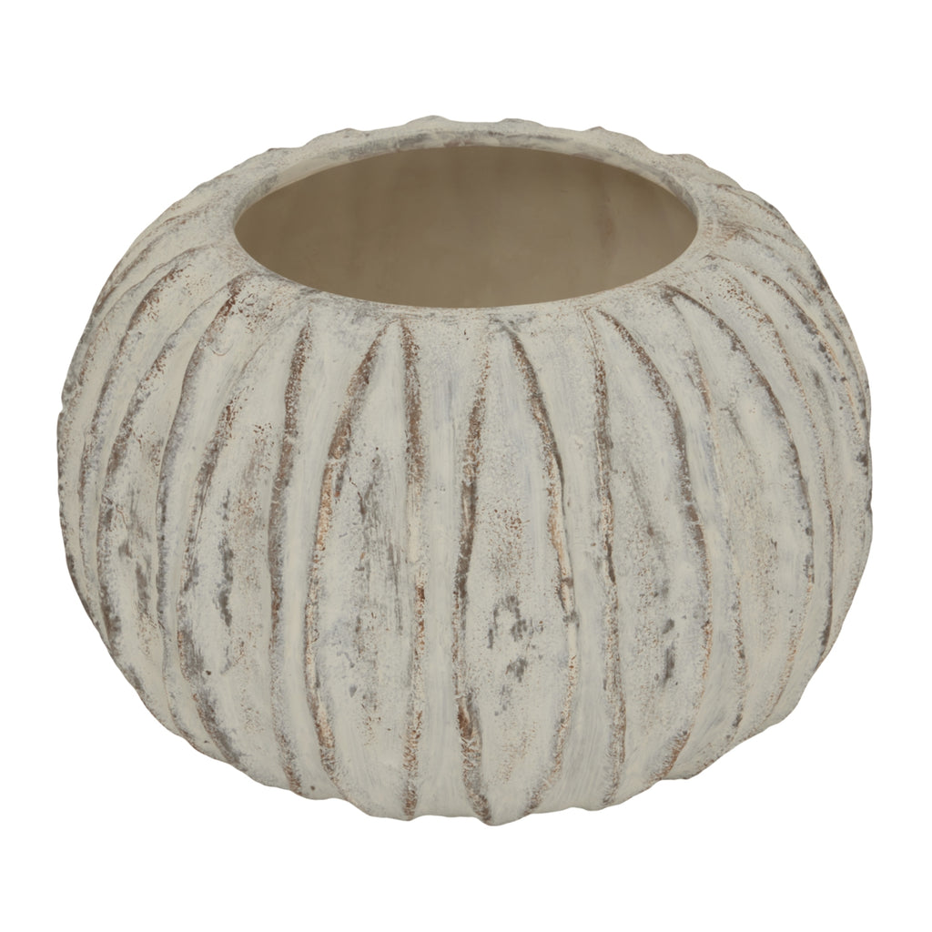 Cheviot Rounded Finned Vase