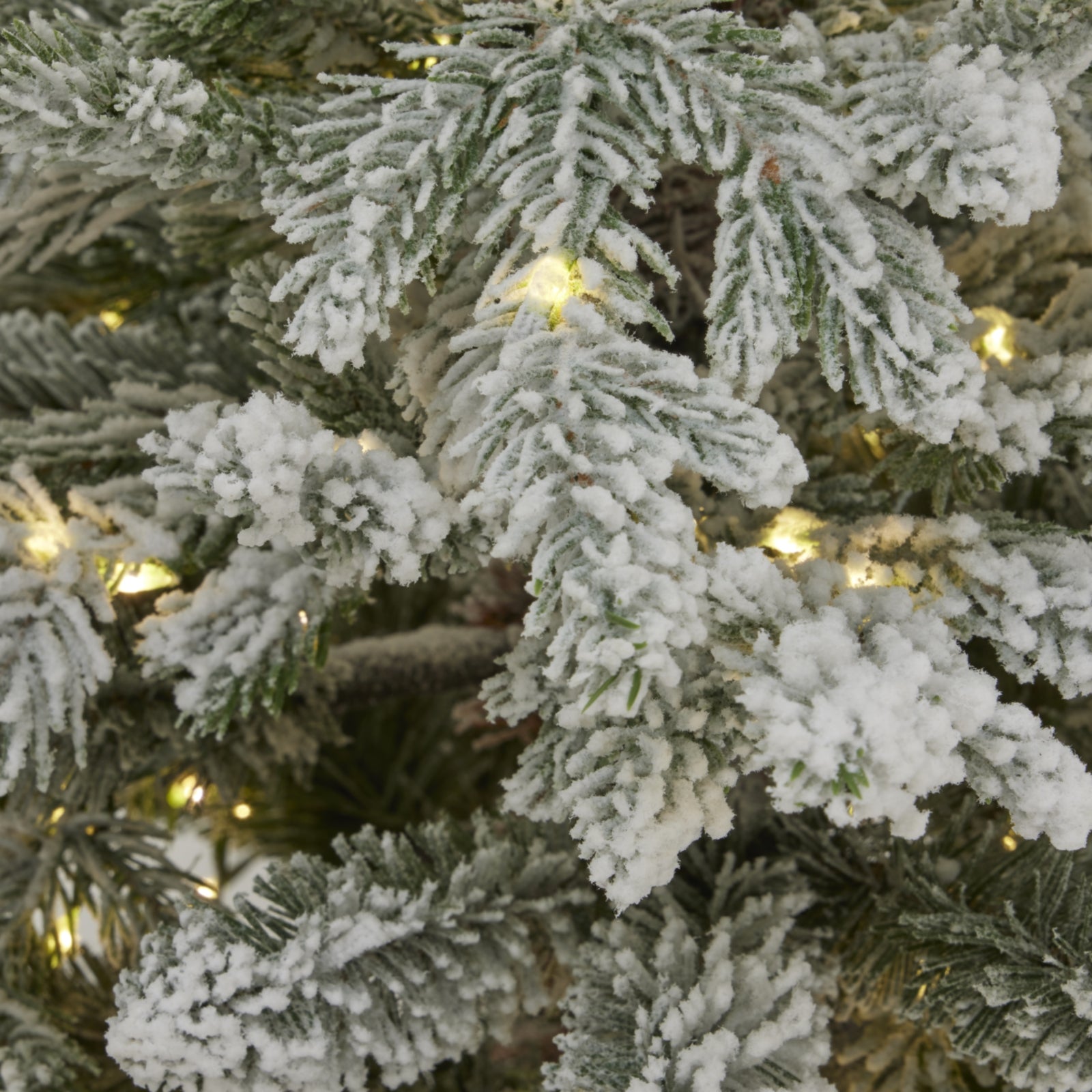 Coanwood Pre-Lit Snowy Christmas Tree In Pot