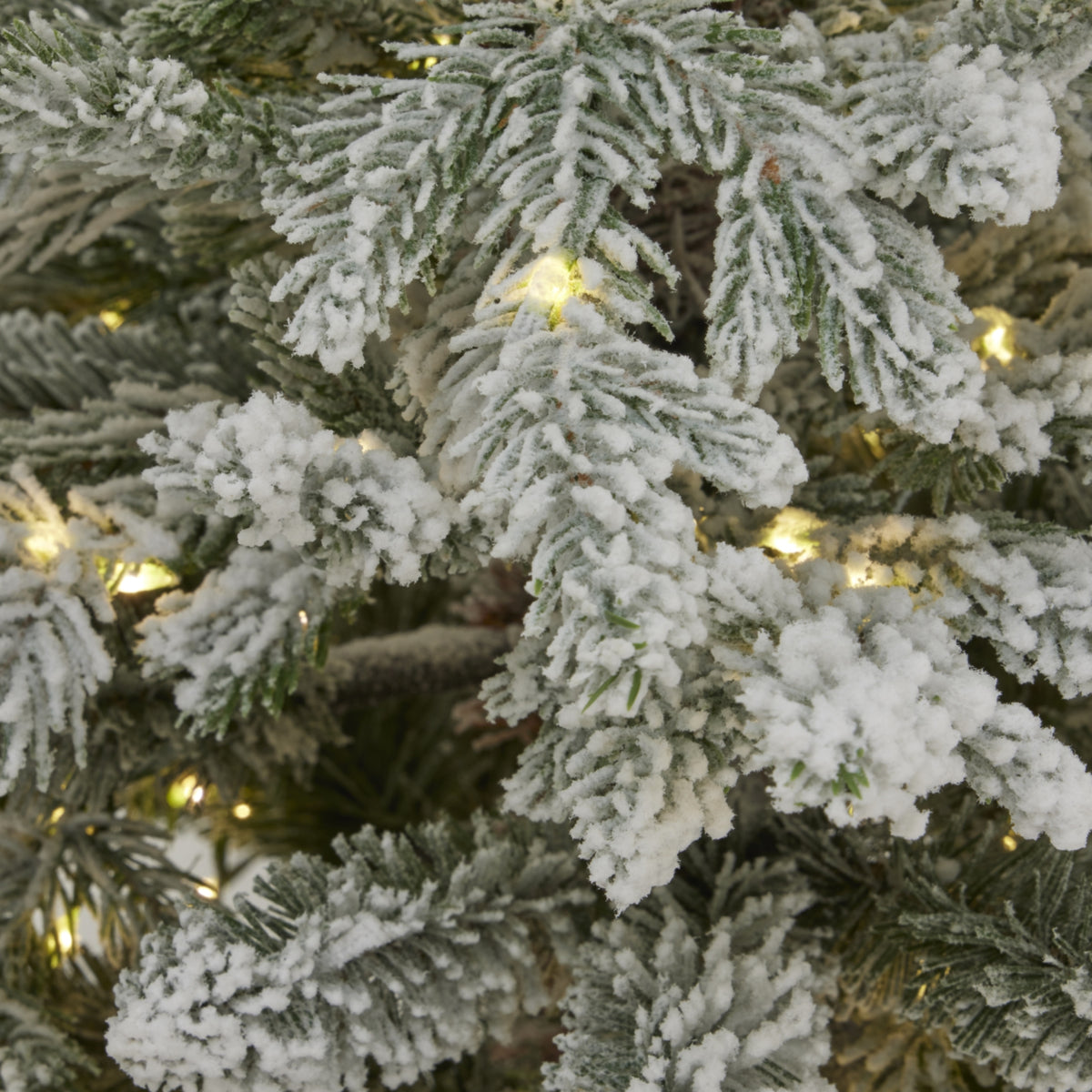 Coanwood Pre-Lit Snowy Christmas Tree In Pot