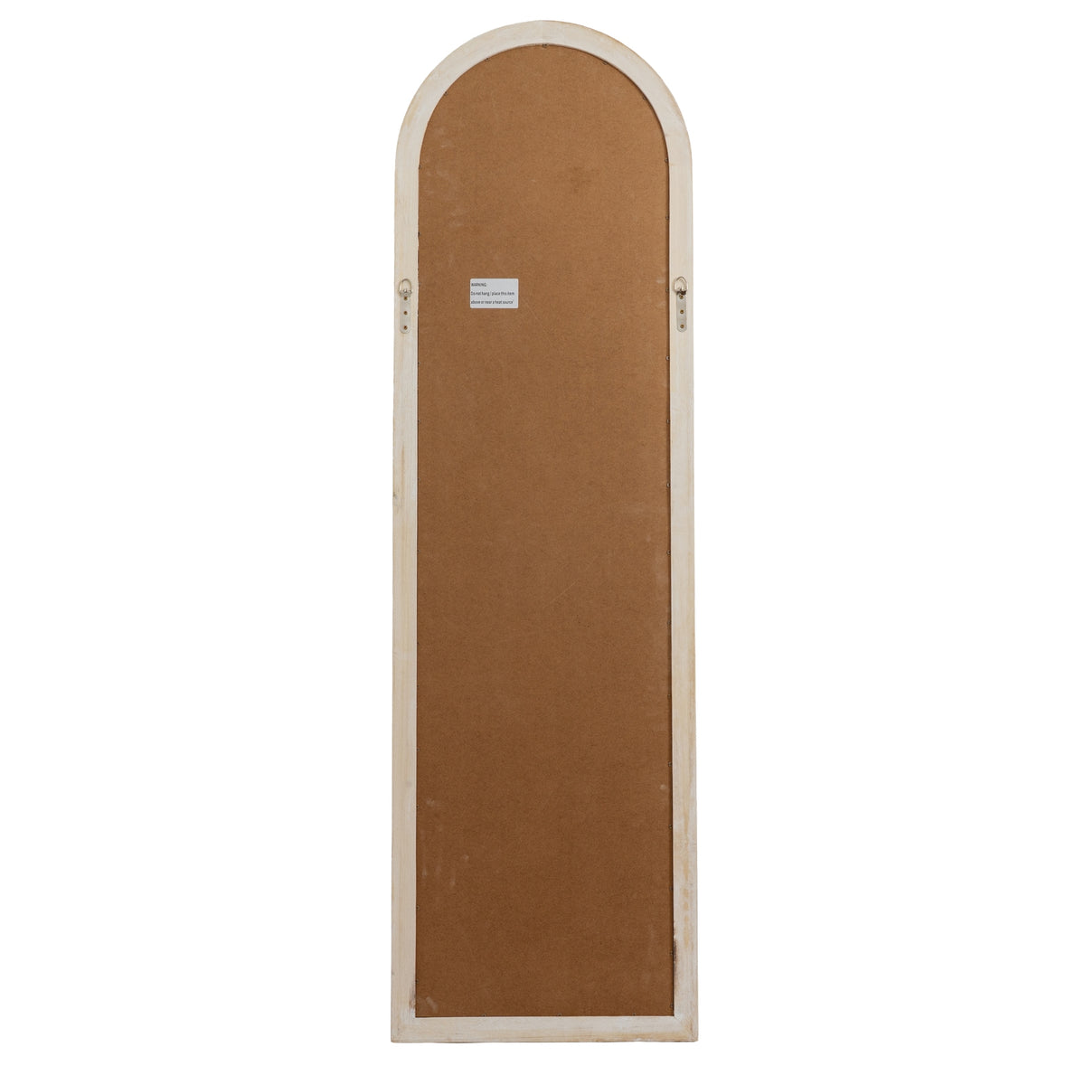 Eshott Tall Arched Washed Wood Window Mirror
