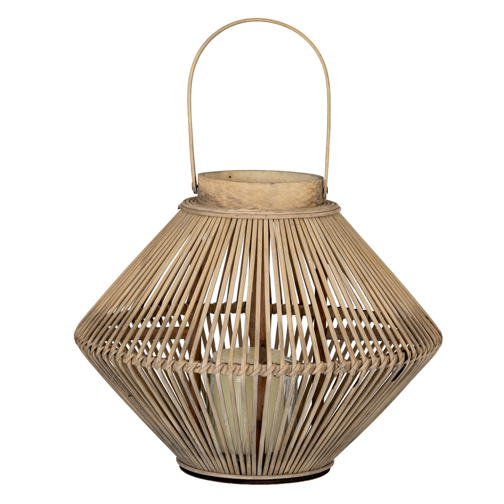 Budle Cone Wicker Lantern