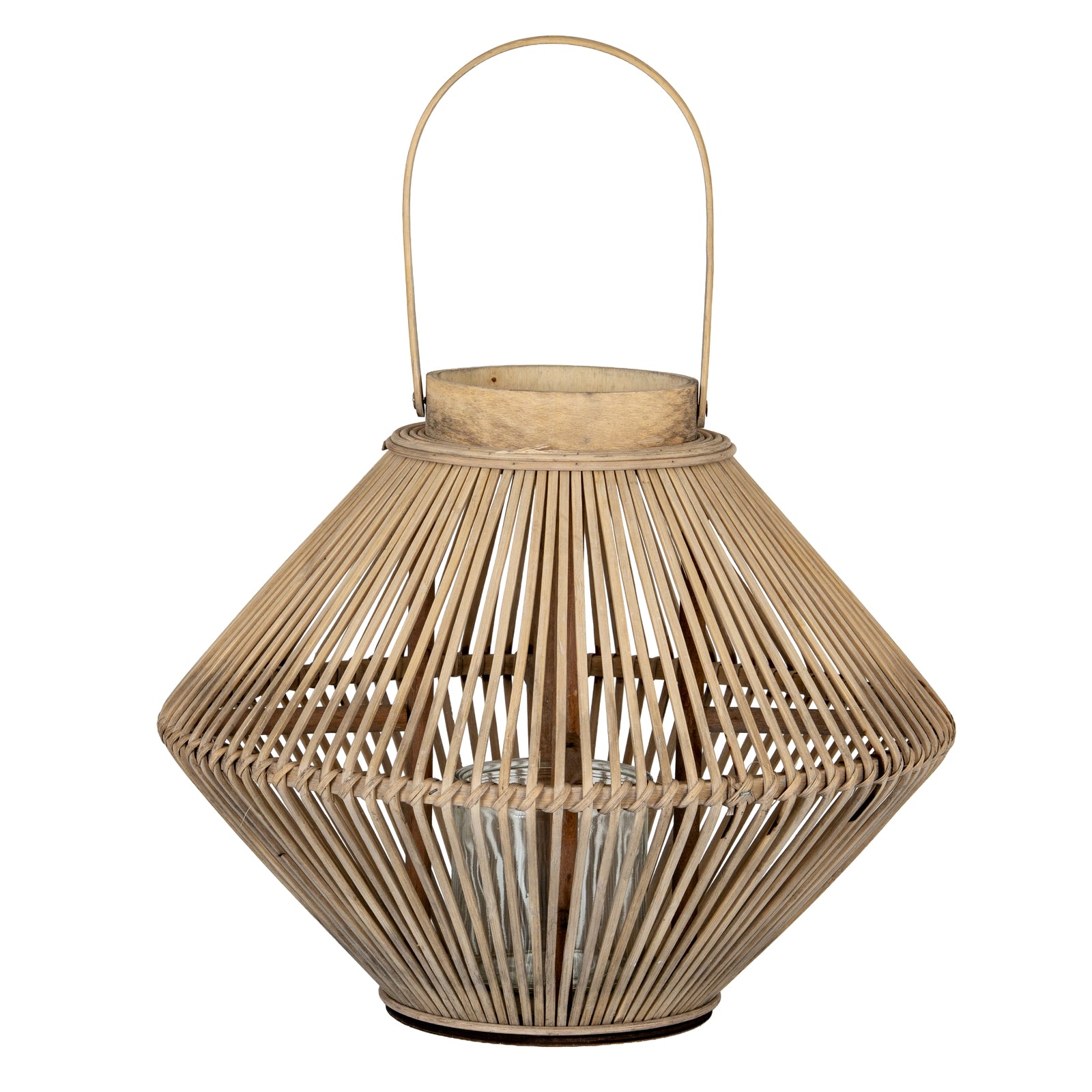 Budle Cone Wicker Lantern