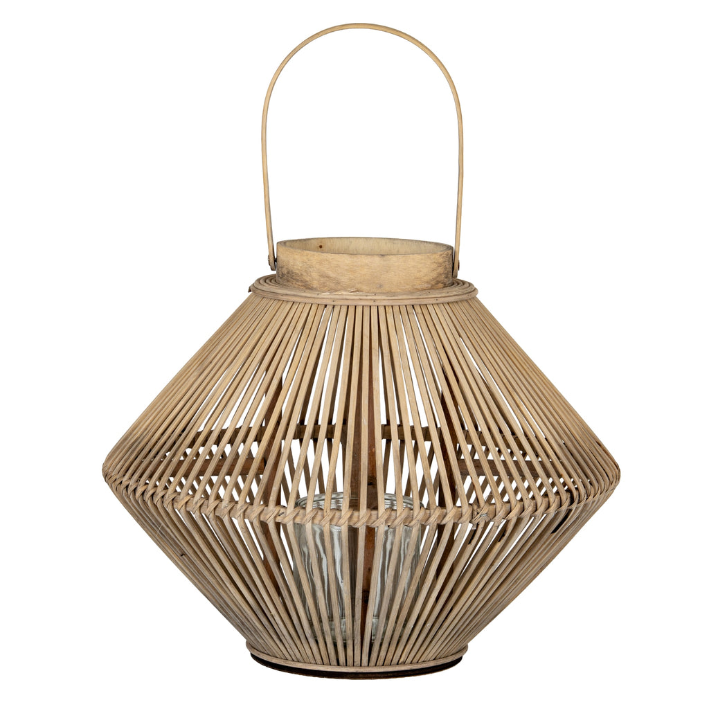 Budle Cone Wicker Lantern