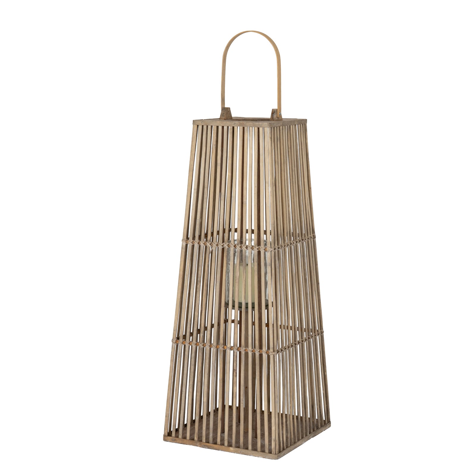 Hartford Silo Wicker Lantern