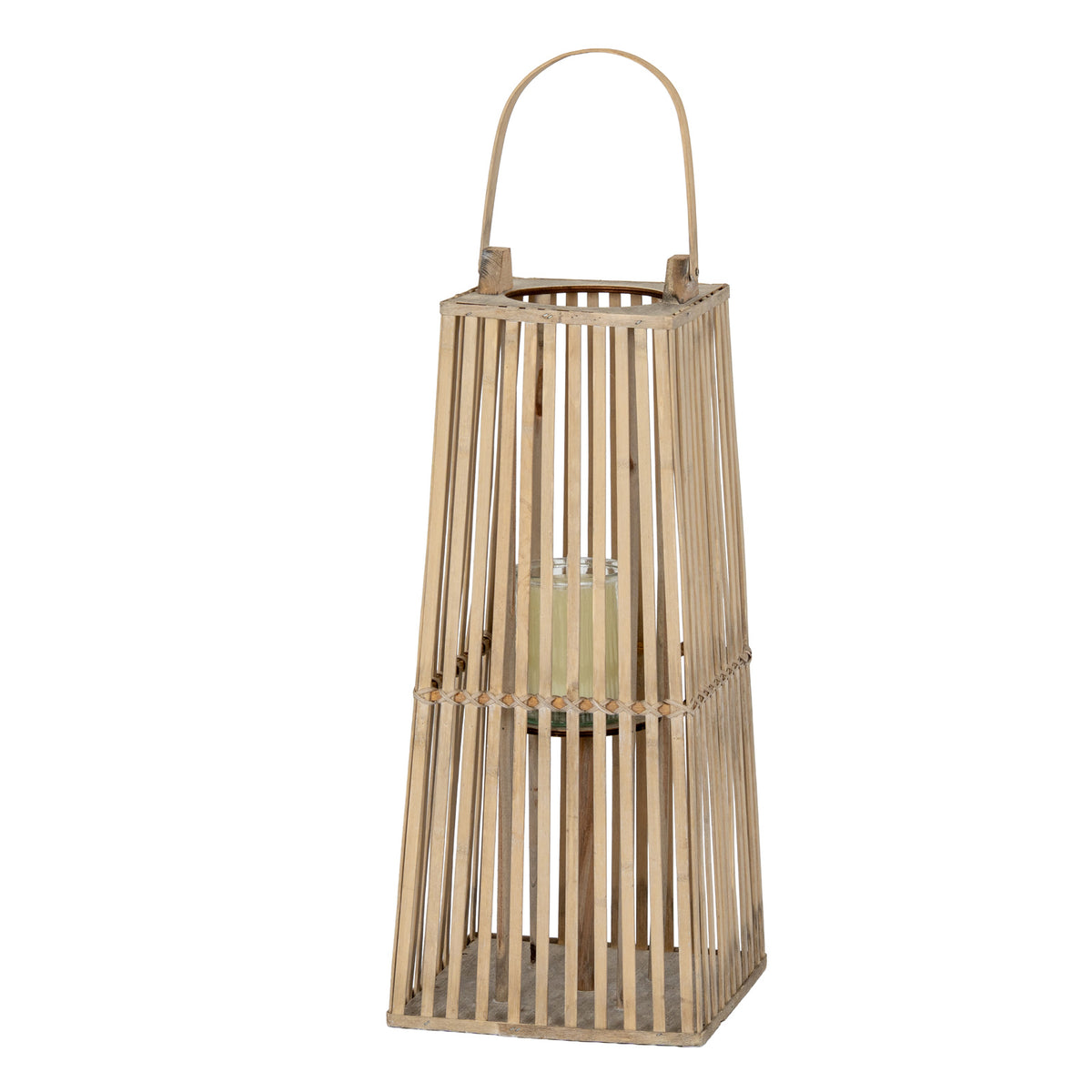 Gilsland Silo Wicker Lantern