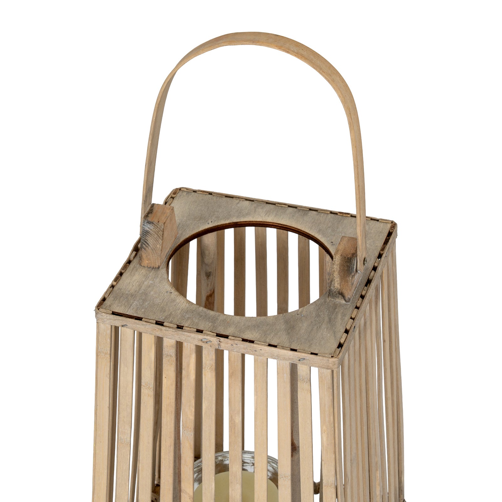 Gilsland Silo Wicker Lantern