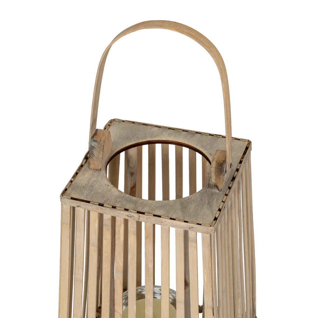 Gilsland Silo Wicker Lantern