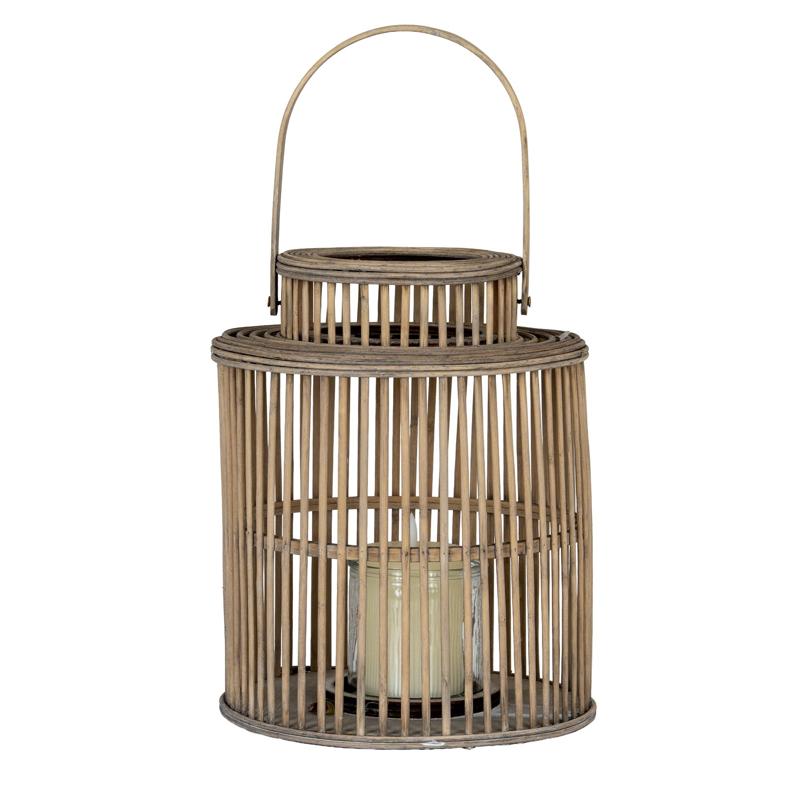 Bradford Wicker Cylinder Lantern