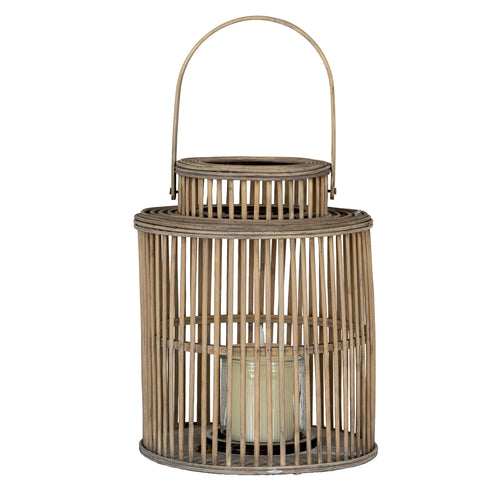 Bradford Wicker Cylinder Lantern