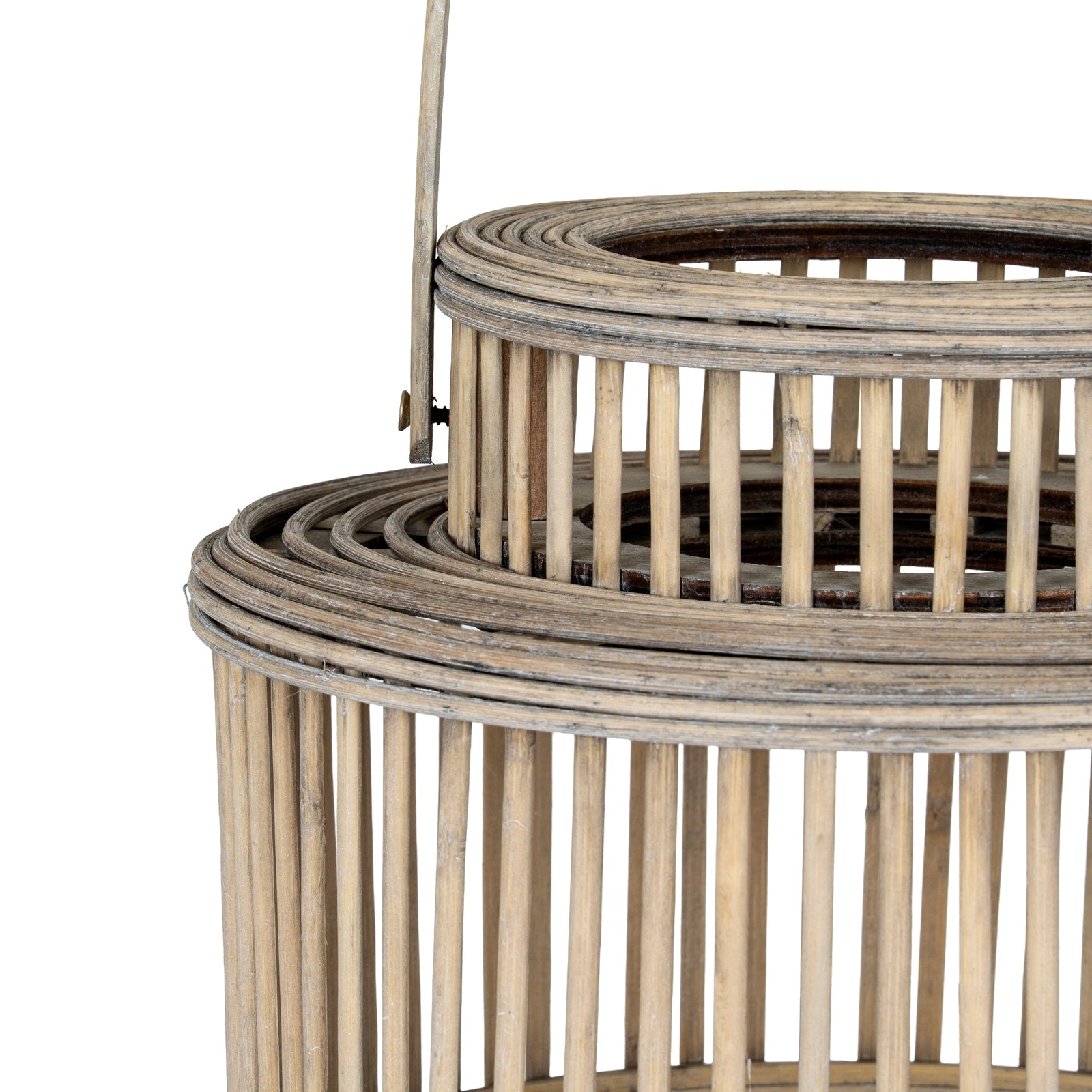 Bradford Wicker Cylinder Lantern