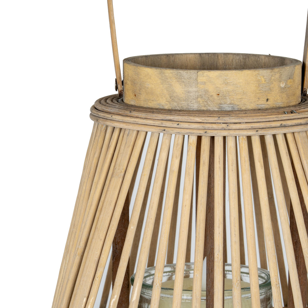 Pegswood Peardrop Wicker Lantern
