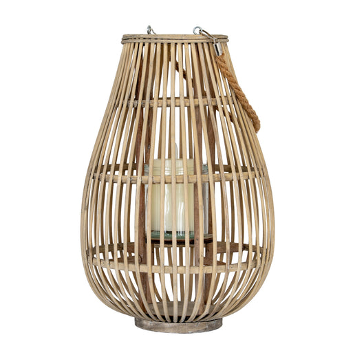 Bywell Ellipse Wicker Lantern