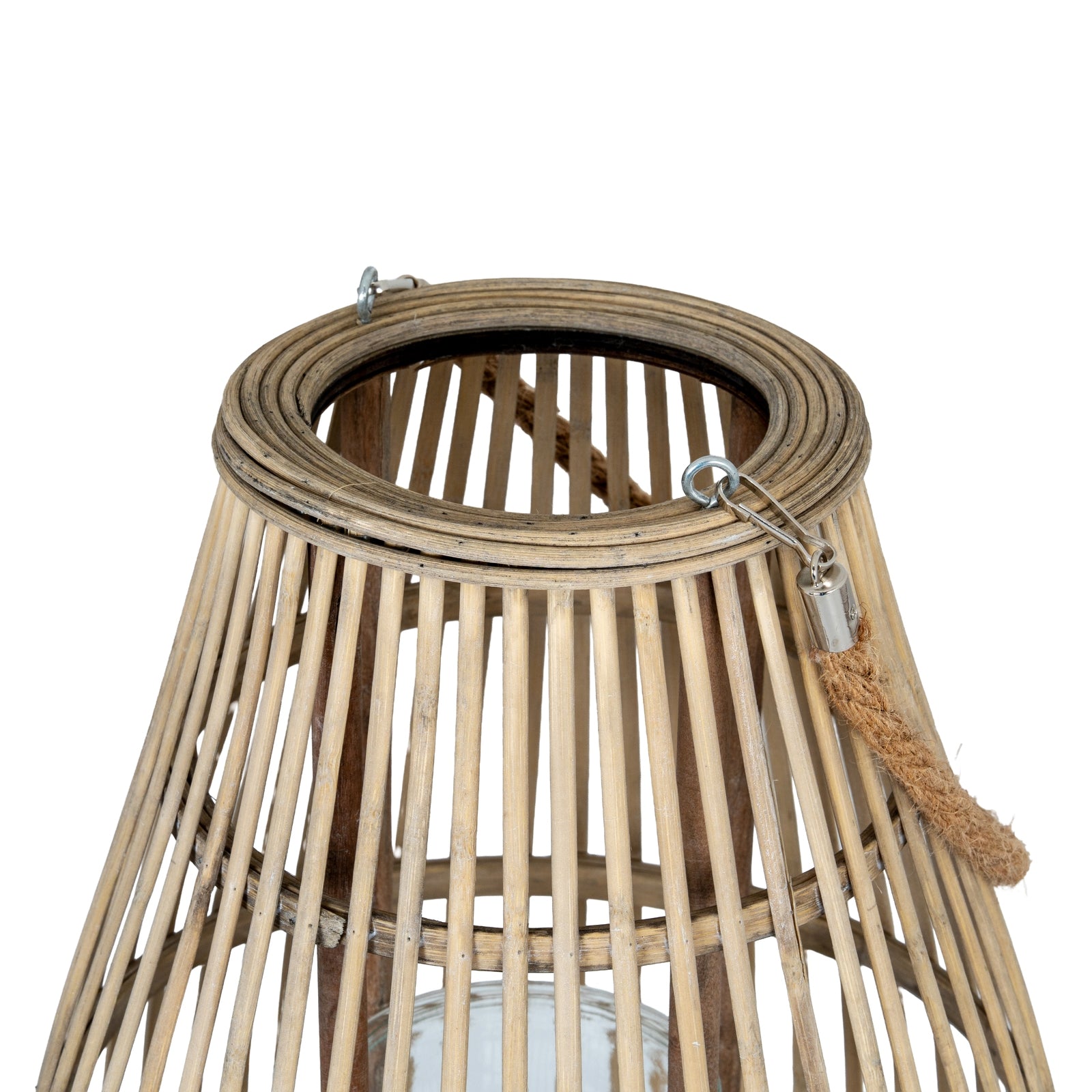 Bywell Ellipse Wicker Lantern