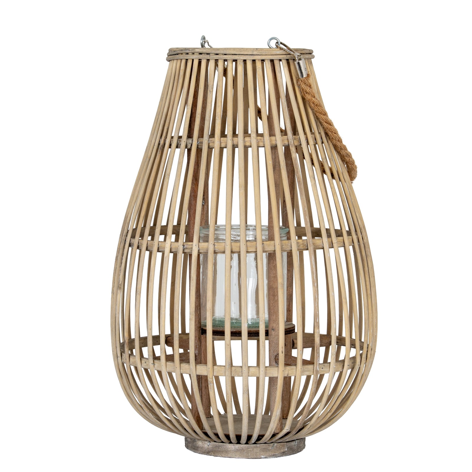 Bywell Ellipse Wicker Lantern