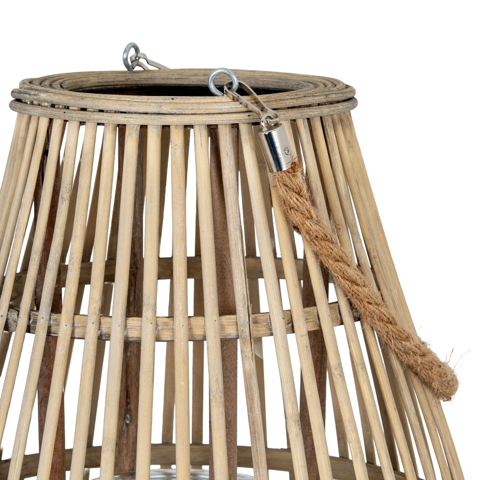 Ellington Ellipse Wicker Lantern