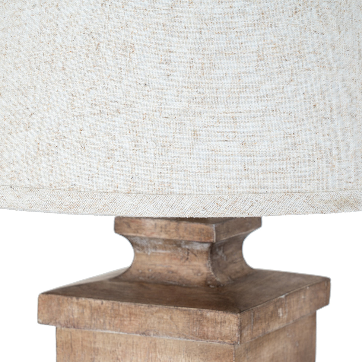 Stannersburn Edged Linen Table Lamp
