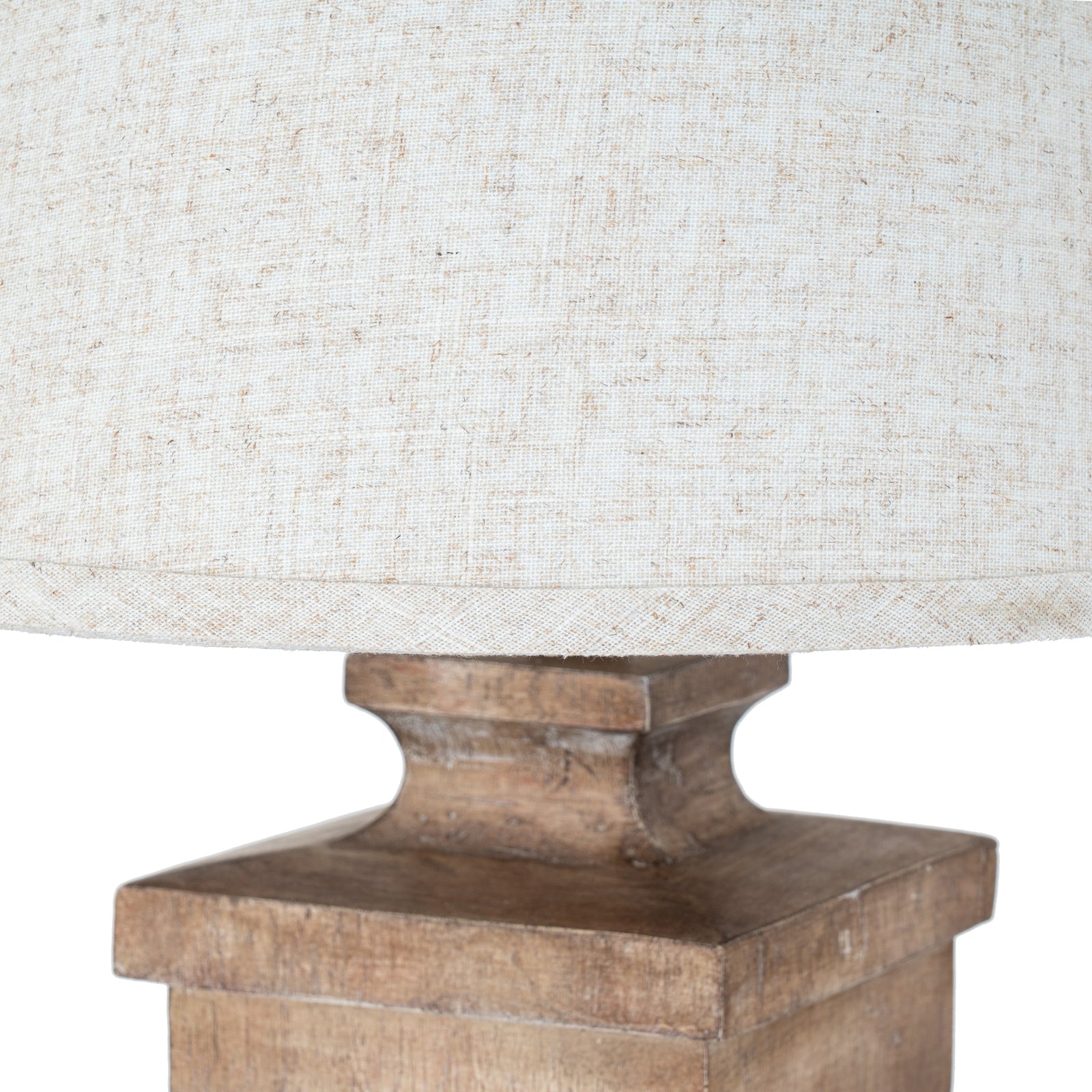 Stannersburn Edged Linen Table Lamp