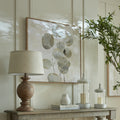Dunstan Edged Linen Table Lamp