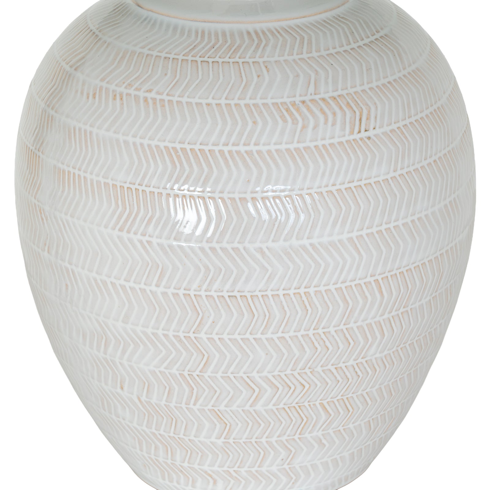 Longhoughton Chevron Ceramic Table Lamp