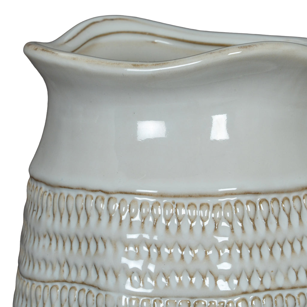 Shotton Textured Cylinder Vase
