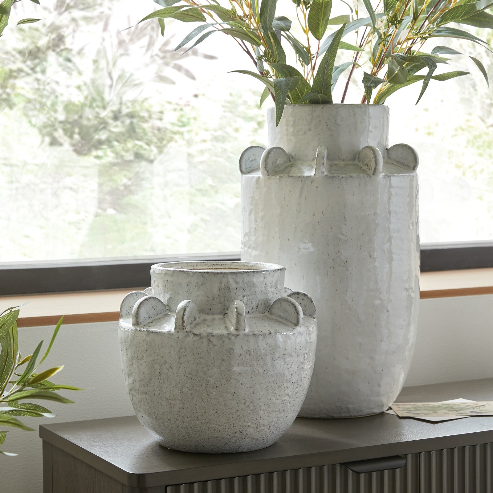 Eglingham Large Textured Ceramic Vase